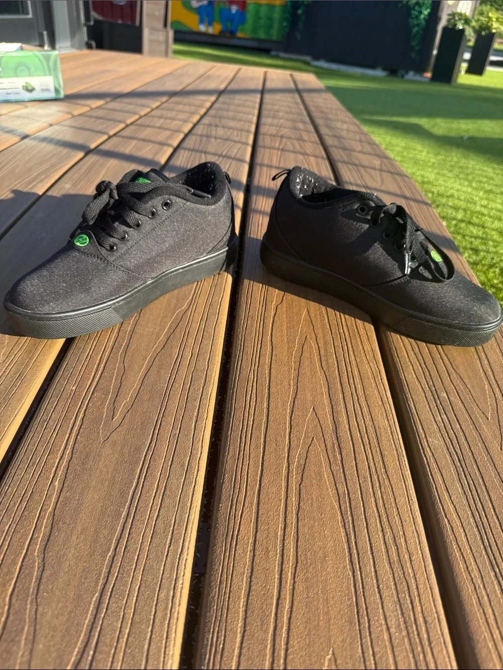 Heelys Black Sneakers with Minecraft logo